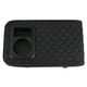 thumbnail image 1 of Cubierta de consola central para automóvil Almohadilla de consola central con portavasos 13.39"x7.48"x2.76" Cuero Nappa negro, 1 of 1