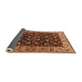 thumbnail image 2 of Ahgly Company Indoor Square Oriental Orange Industrial Area Rugs, 3' Square, 2 of 4