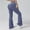 Style1-Navy yoga pants women, variant on Mceream Women's Flare Leggings Tummy Control Ribbed Knit Bootcut High Waisted Yoga Pants Stretch Soft Butt Lifting Workout Pants Gray M