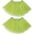 thumbnail image 1 of Faldas tutú para niñas y mujeres, disfraz de baile, fiesta de Navidad y Halloween, vestido de tul de ballet, paquete de 1-2, 1 of 4