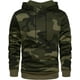 thumbnail image 1 of Sudadera polar con capucha y estampado de camuflaje para hombre, 1 of 5