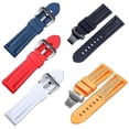 thumbnail image 1 of Watches Band Silicone Rubber Watchist Band Replacement For Panerai Strap Tools Steel Buckle, 1 of 4