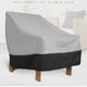 thumbnail image 5 of Inteprter Protector de sofá para silla para exteriores, cubiertas impermeables para muebles, cubiertas para lluvia, nieve, polvo, a Jardín y Patio Gris 89x71x89cm, 5 of 6