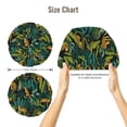 thumbnail image 5 of Yiaed Jungle Leopard Yellow Print Satin Bonnet Silk Bonnet Hair Bonnet for Sleeping Hair Bonnets, 5 of 6