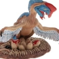 thumbnail image 2 of Modelo de Animales Jurásico Simulación Miniatura Diversión Niños Oviraptor azul perfecl, 2 of 8