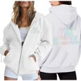 thumbnail image 2 of Hoodies for Women Cropped Fitted Seamless Y2K Stylish Women's Hoodies & Sweatshirts For Casual Wear Long Sleeve Pullover With Hood For Every Season Comfortable Fit For Daily Outings Easy To Care For, 2 of 6