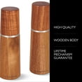 thumbnail image 2 of Cole & Mason Marlow Acacia Salt & Pepper Mill Gift Set, Wooden Brown, 2 of 7
