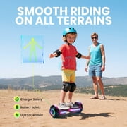 Electric Hoverboard with New Version Bluetooth Hover Board, Chrome and Design Color Self-Balance Electric Scooter