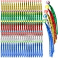 thumbnail image 1 of Pelotas hinchables de goma Leyndo Comet con serpentinas coloridas x100, 1 of 7