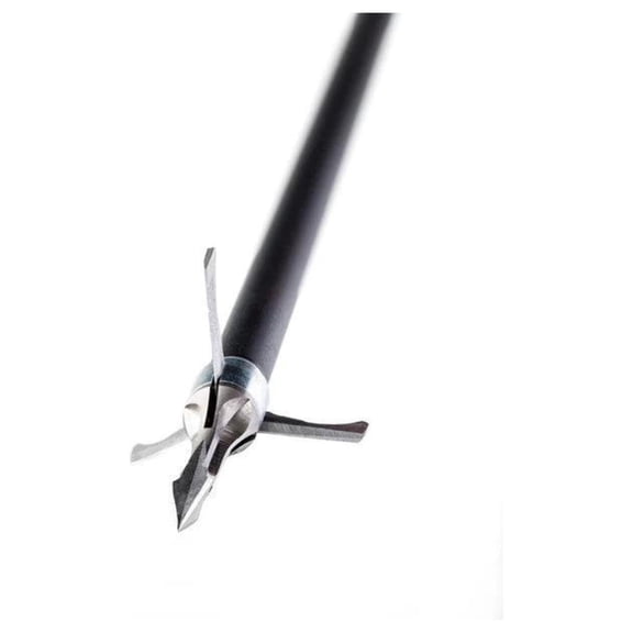 Razorcut SS Expandable Broadheads - 3 Pack - 125 Grain - 1 1/4 Inch Cut - Stainless Steel Hunting Broadheads for Bow Hunting, Target Practice