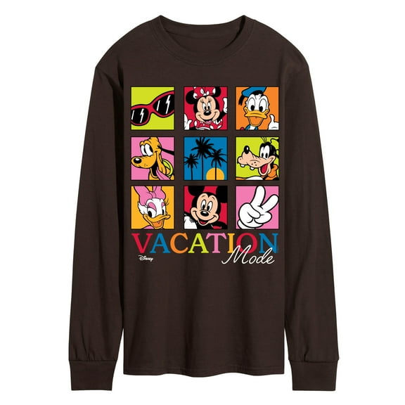 Disney - Vacation Mode - Men's Long Sleeve Graphic T-Shirt