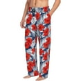 thumbnail image 6 of Rocae Leaves And Flowers Mens Pajama Pants Pj Pants Mens Lounge Pants-Large, 6 of 6