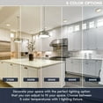 thumbnail image 2 of Luxrite 7 Inch LED Flush Mount Ceiling Light, 15W 1000LM, 5CCT 2700K-5000K, Dimmable, ETL - Brass, 2 of 7