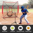 thumbnail image 3 of ZenSports 7'x7' Baseball Softball Net Practice Pitching Batting Hitting Net W/Strike Zone Carry Bag, 3 of 12