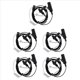 thumbnail image 1 of 5X 2 Pines Auricular de Seguridad de Tubo de Aire AcÚStico Secreto MicrÓfono para Auriculare Auricular Walkie Talkie Auricular para Radio, 1 of 5