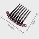 thumbnail image 5 of Peine para el cabello Juego de 4 dientes de diamantes de imitación Peine para el cabello Accesorios para el cabello Peine para el cabello para mujeres Niñas Regalo 4 colores Adepaton 2036003, 5 of 9