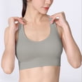 thumbnail image 2 of yillto Seamless Sports Bras for Women Workout Tops Cropped Tank Top Comfort Padded Supportive Yoga Bra, 2 of 4