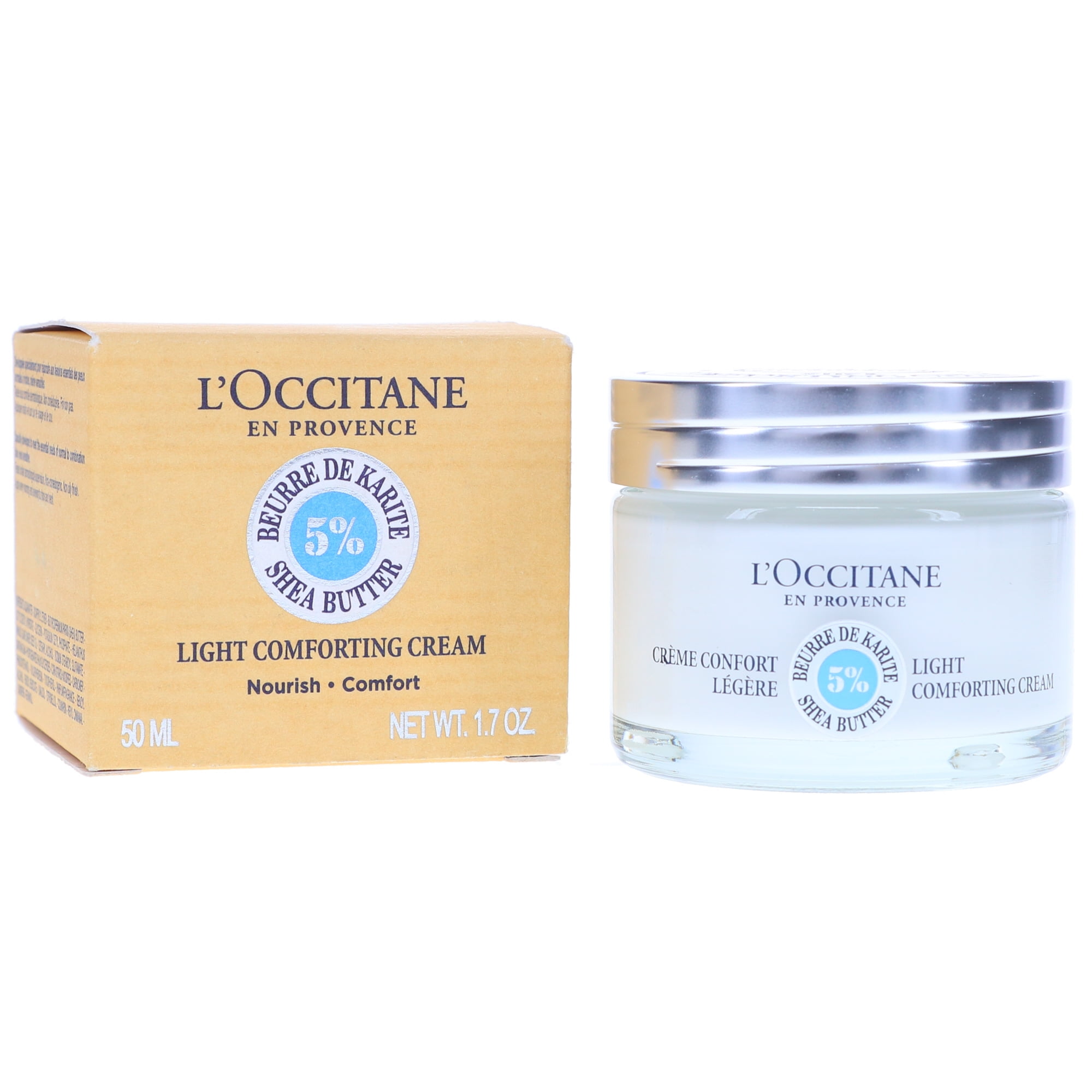 L Occitane Light Shea Butter Face Cream 1.7 oz