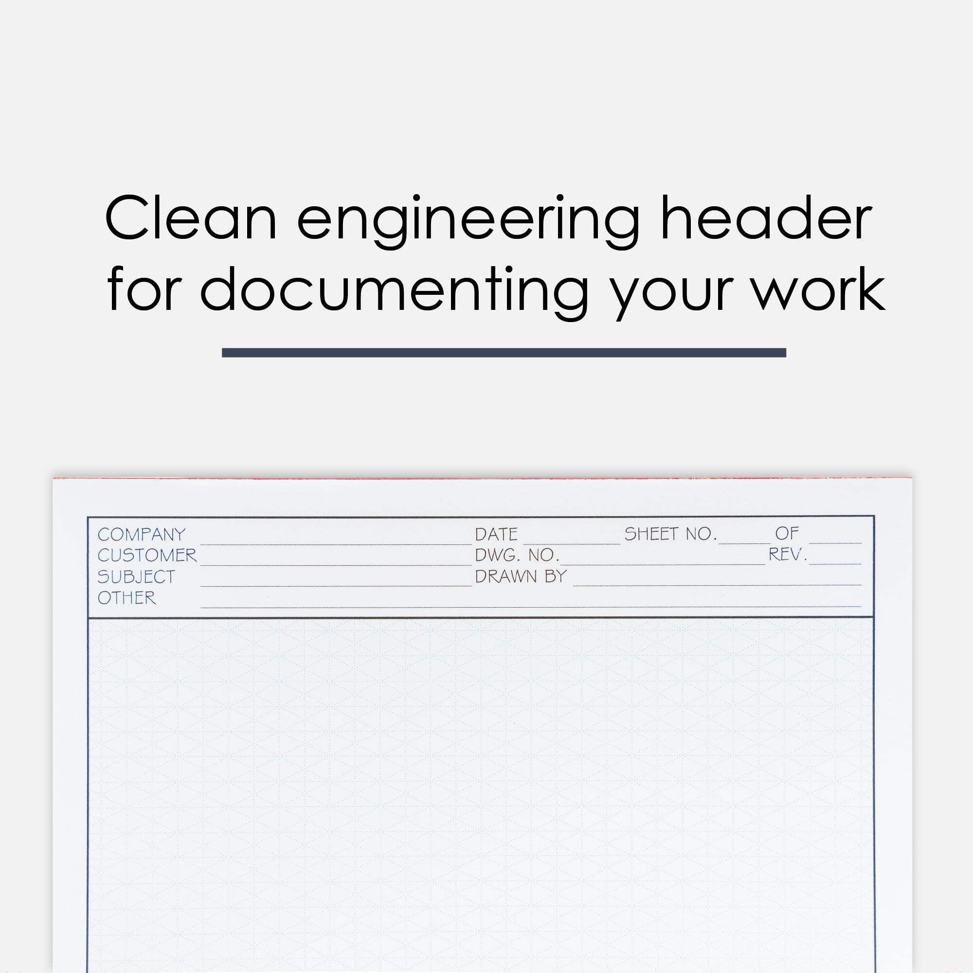 GeekNavy Isometric Grid Graph Paper Pad, 8.5″ x 11″ Portrait