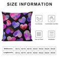 thumbnail image 5 of FUMJ  Animal Theme Pillow Cover Print Purple Blue Cute Animal Paws Print Square Throw Pillow Cover for Bed or Sofa Decor Watercolor Pastel Style Decorative Cushion Cover, 5 of 5