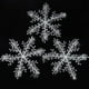thumbnail image 3 of Herramientas para el hogar, Herramientas de jardinería, Mejoras para el hogar, Copo de nieve navideño, Decoración de cadena de copos de nieve, Decoración para árbol de Navidad, Colgante, Copo de nieve, 3 of 3