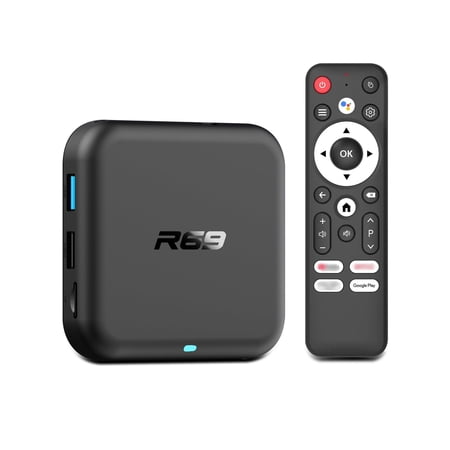 R69 Wireless Hdmi Display Adapter 4K Ultra HD Media Player WiFi 6 BT 5.0 16GB Streaming Video for iPhone iPad,Android Tiktok,YouTube Mirroring to TV HD Video Sync