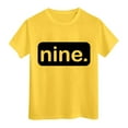 thumbnail image 6 of Stylish Graphic Print Short Sleeve Tee Shirt for Girls Youth Fashion Casual Daily Wear Comfortable Soft Blend Top, 6 of 6