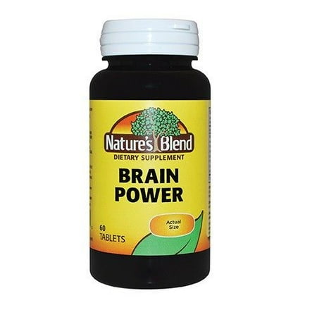 Nature's Blend Brain Power Tablets, 60ct (Best Medicine For Brain Power)
