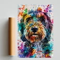 thumbnail image 2 of Petit Basset Griffon Vendeen Dog Poster Wall Art for Bedroom Living Room Funny Graffiti Dog Picture Cool Dog Decor Wall Art, 2 of 6