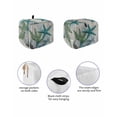 thumbnail image 2 of Fsddascl Coastal Beach Toaster Cover 4 Slice, Large Kitchen Appliance Covers, Vintage Ocean Starfish Conch Pine Leaf Toaster Oven Cover with Loop, Bread Machine Cover Polyester Dust Cover Protection, 2 of 5