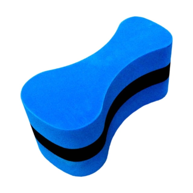 Tire de la boya de natación de las piernas eva y el apoyo de las caderas para niños acuáticos fitness Azul