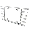 thumbnail image 2 of C6/C7/C8 Corvette Billet Open End License Plate Frame - Chrome, 2 of 9