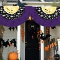 thumbnail image 4 of Halloween Decoration Flags Set of 2 - 17.7x35.4in Colorful Polyester Banners for Yard, Fence & Porch - Spooky Indoor/Outdoor Party Decor with Hanging Loops, Washable Halloween Fan Flags, 4 of 6