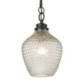 thumbnail image 3 of Golden Lighting Adeline 1-light Pendant in Matte Black, 3 of 4