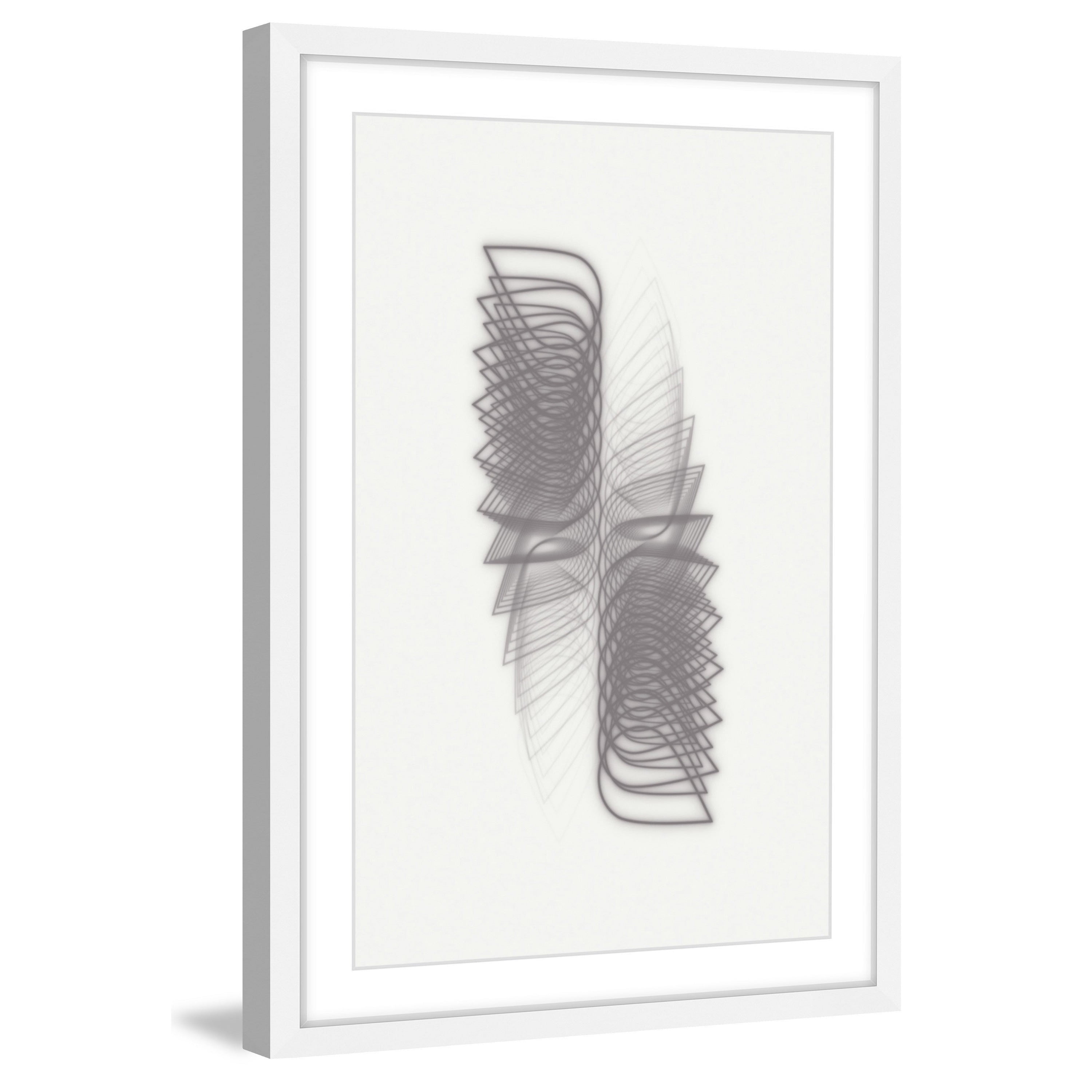 Marmont Hill "Geometric Motion" by Bryon White Framed Painting Print