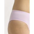 thumbnail image 4 of Joyspun Women's Seamless Hipster Panties, 3-Pack, Sizes XS-3XL, 4 of 6