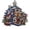 Snowy Cabin, variant on Clearance Gunhay Christmas Ornament 2026, USA 250th Anniversary Christmas Ornament, Patriotic Christmas Acrylic Tree Keepsake 1776–2026 for Family, Patriotic Santa