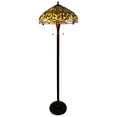 thumbnail image 3 of Tiffany Style 2 Light Dragonfly Floor Lamp - 62" Tall, 3 of 4