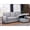 Light Gray, variant on Foam - Filled Pull - out Sectional Sofa with Chaise / Comfortable Twin Sleeper for Guests