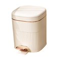 thumbnail image 4 of Papelera de cocina mayimx Bote de basura 2 en 1 Pedal 8L Blanco, 4 of 9