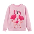 thumbnail image 1 of Sudadera NUBEEHOHO para Niñas Pequeñas, Manga Larga, Color Rosa Flamenco, 1 of 7