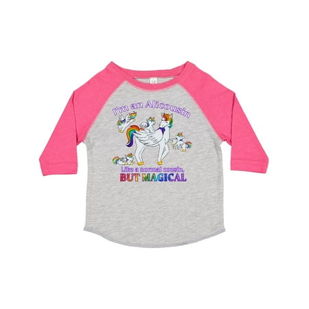 

Inktastic I m an Alicousin Like a Normal Cousin but Magical Gift Toddler Boy or Toddler Girl T-Shirt