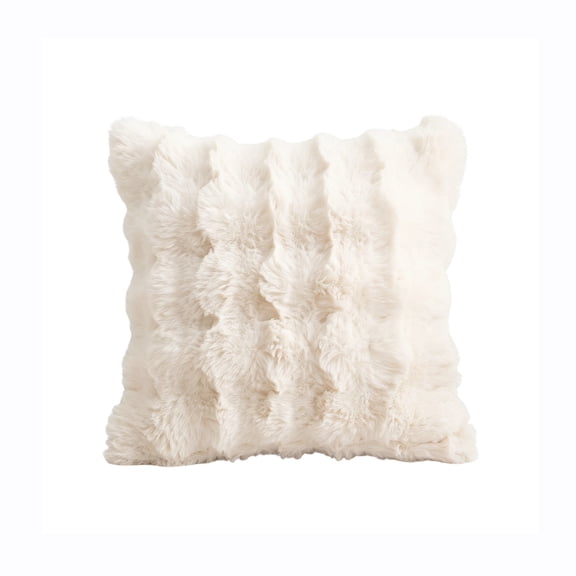 LSLXA Winter Velvet Plush Pillow Cover Solid Color Home Hotel Decor Soft Throw Pillow Cover 18X18In Decorative Pillows For Couch Bed Sofa Living Room
