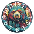thumbnail image 5 of Bear Houses 10 inch Wall Clocks Non Ticking Easy to Read Battery Decorative for Home Bathroom Kitchen Bedroom Living Room, 5 of 8
