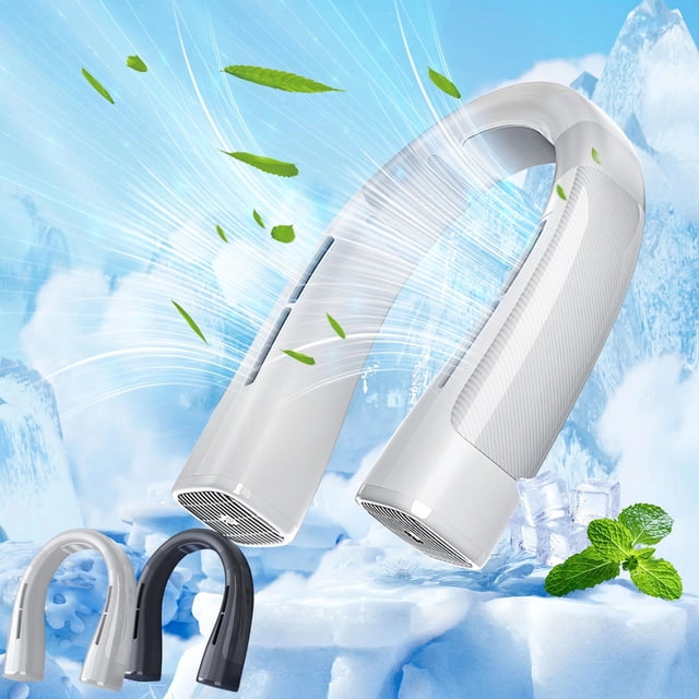 Ganfancp Ventilador Colgante Sin Aspas para Cuello Carga Usb Ventilador Acondicionador de Cuello Colgante Portátil para Refrigeración de Semiconductores Liquidación Ventas Hoy Ofertas Prime Enfriador