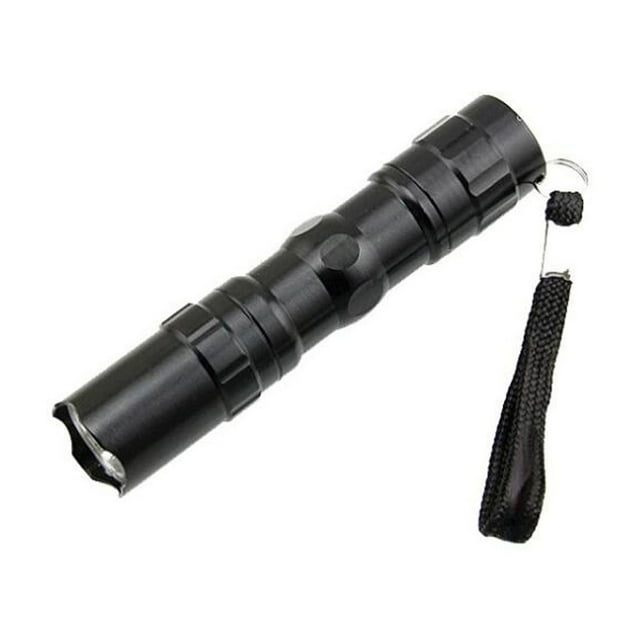 Wdhugt Led Small Flashlight Waterproof Portable Handheld Torch With Strong White Light For Home And Travel 3.7X0.8X0.8 Inch Metal Body 1-Piece