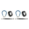thumbnail image 2 of Greeniant Llave de ranura de 8 vías para bicicleta, herramientas de reparación de llave de radios de ciclo, ajustador de acero al carbono duro, Kit de Negro 2piezas Greeniant CBP494470, 2 of 6