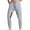 Gray, variant on Lilgiuy Men Casual Fashion Tethered Closed Pencil Pants Fitness Drawstring Sweatpants Trousers Tethered Closed Pencil Pants Breathable Athletic Fishing Active Joggers Pants