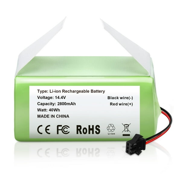 14.4V 2800mAh Replacement Battery for Eufy RoboVac 11 11S 11S MAX 30 15C 15T 12 35C Ecovacs Deebot N79S DN622