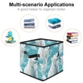 thumbnail image 2 of Bear Foldable Cube Organizer with Handle, 10.8"x10.5"x10.6", Large Capacity Storage Cubes, Storage Bin, Storage Containers, 2 of 6